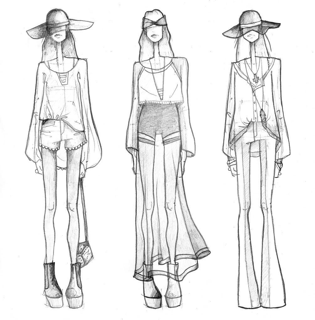 How To Draw Fashion Sketches In Few Easy Steps | Fashion Design Course